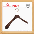 Deluxe Walnut Wooden Hangers for Brand Clothes